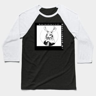 Cute Fanged Bunny / Jackalope Baseball T-Shirt